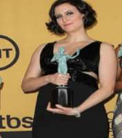 Julie honored twice with the Screen Actors Guild Award for her outstanding performance in Orange is the new Black.
